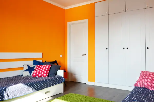 صور غرف نوم الأطفال بالون البرتقالي
