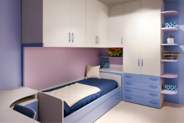 صور غرف نوم الأطفال باللون الأزرق