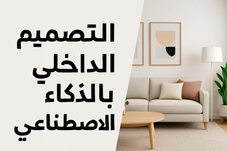التصميم الداخلي بالذكاء الاصطناعي: 5 محاور أساسية